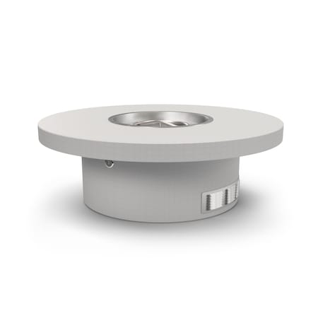 The Outdoor Plus 84 Round Mabel Fire Table, Hardieboard & Steel Frame, Spark Ignition with Flame Sense, Natural Gas OPT-RRL84PBFSEN-NG